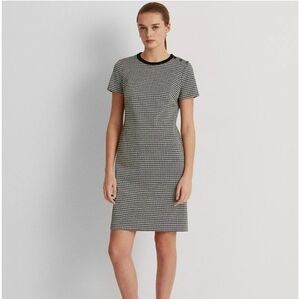 NWT Ralph Lauren Jaquard Houndstooth Dress